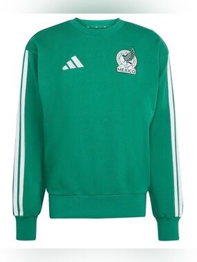 Adidas FMF MEXICO DNA CREWNECK SWEATSHIRT Sz M/L/XL Green Men’s Soccer JZ6467